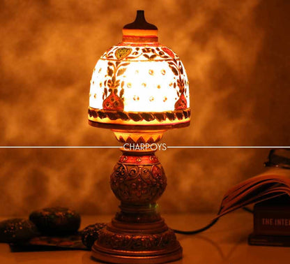 Marble Painted Decorative Light Lamp