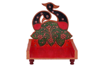 Dual Peacock Singhasan