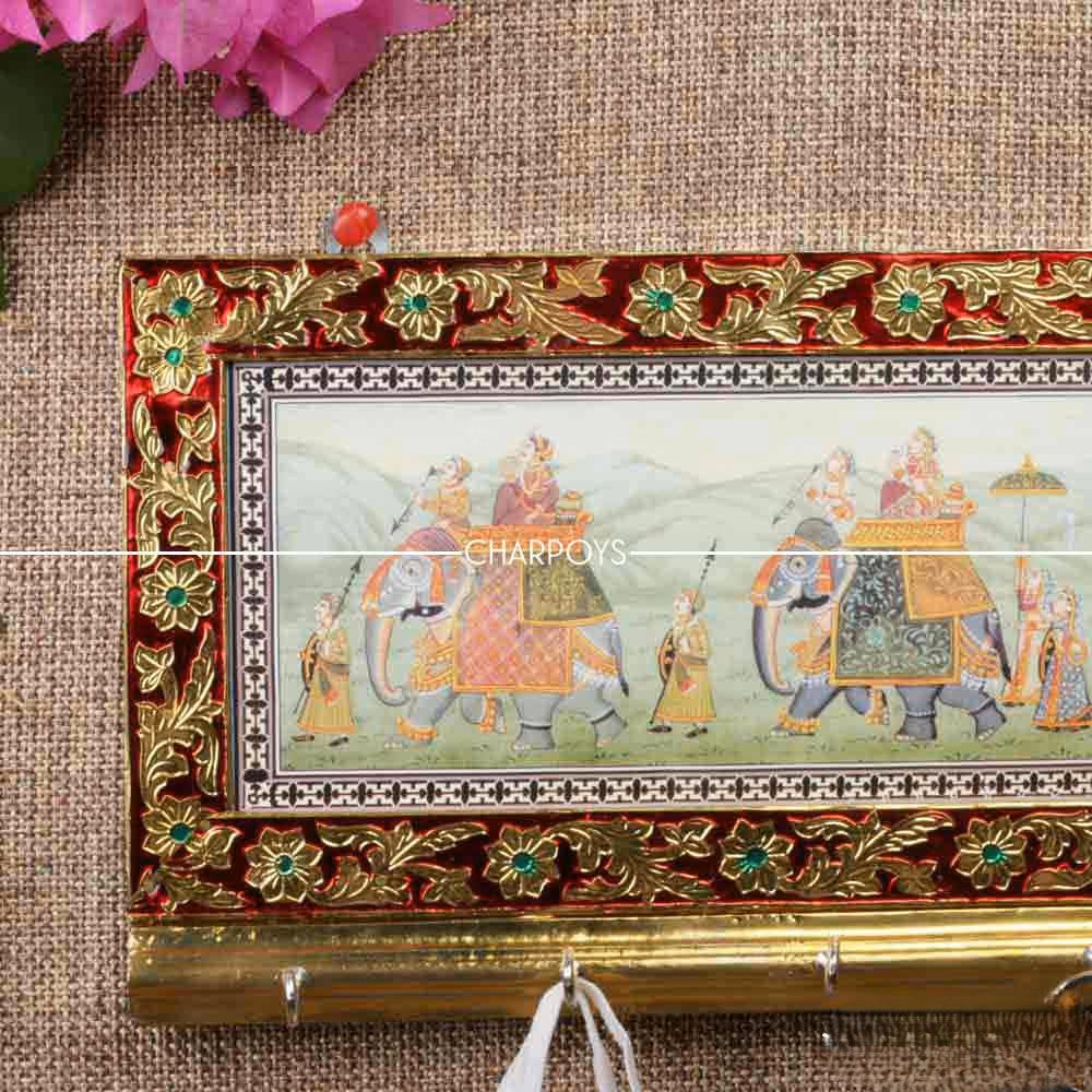 Meenakari Key Holder – Traditional Indian Enamel Art