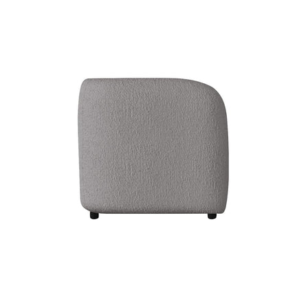Modern Curved Frame 3-Seater Sofa with Accent Cushions