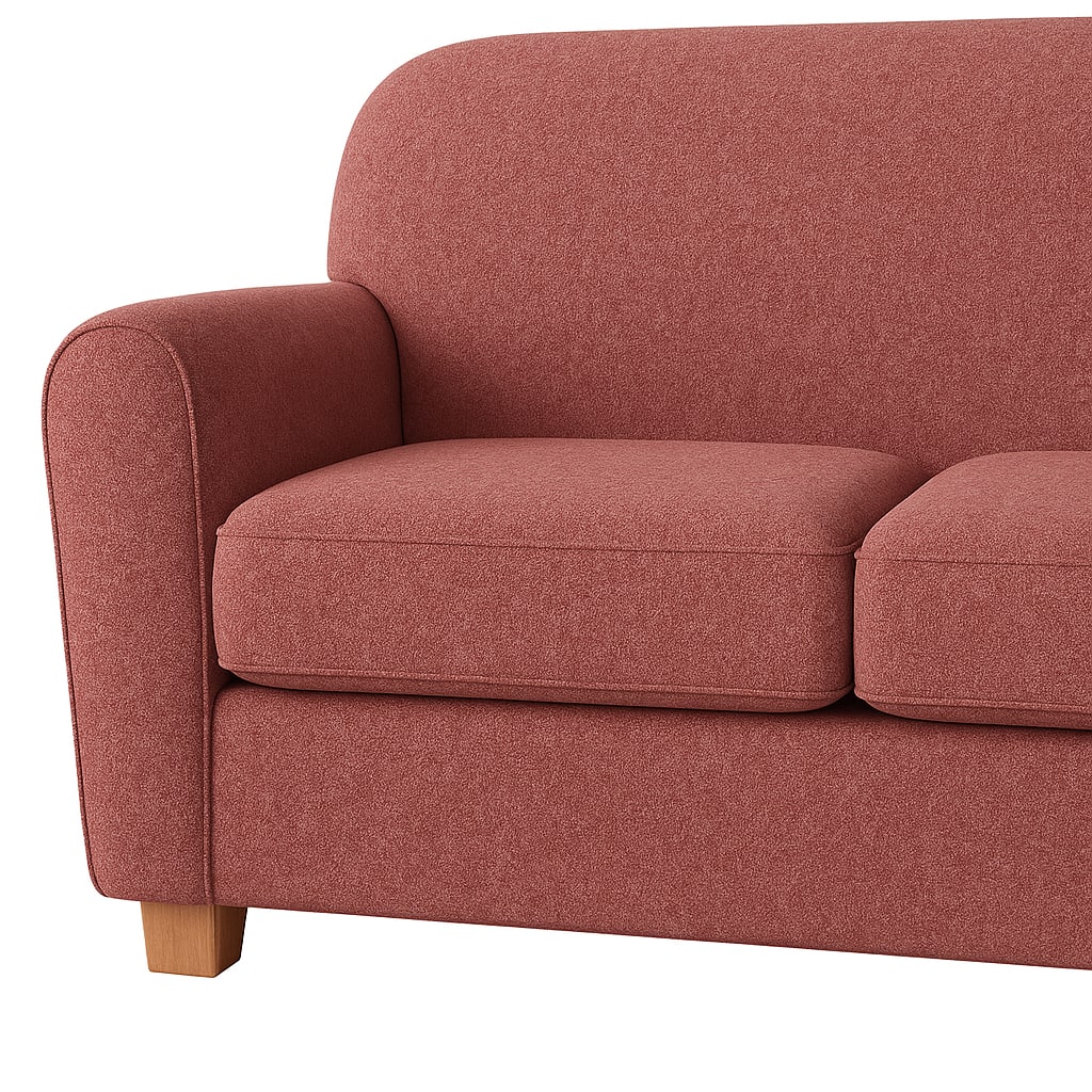 Modern Upholstered 1-Seater Armchair – Padded Living Room Accent Chair