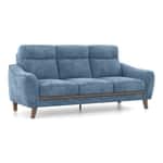 Modern 3-Seater Upholstered Sofa with Cushioned Backrest-Shivora Crafts