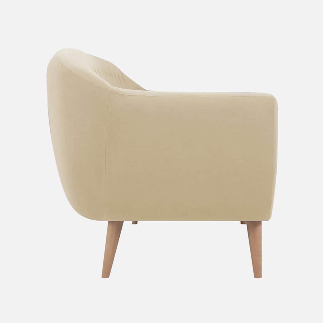 Elegant Button Tufted Accent Armchair