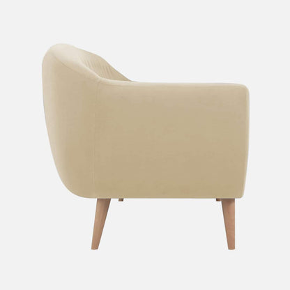 Elegant Button Tufted Accent Armchair