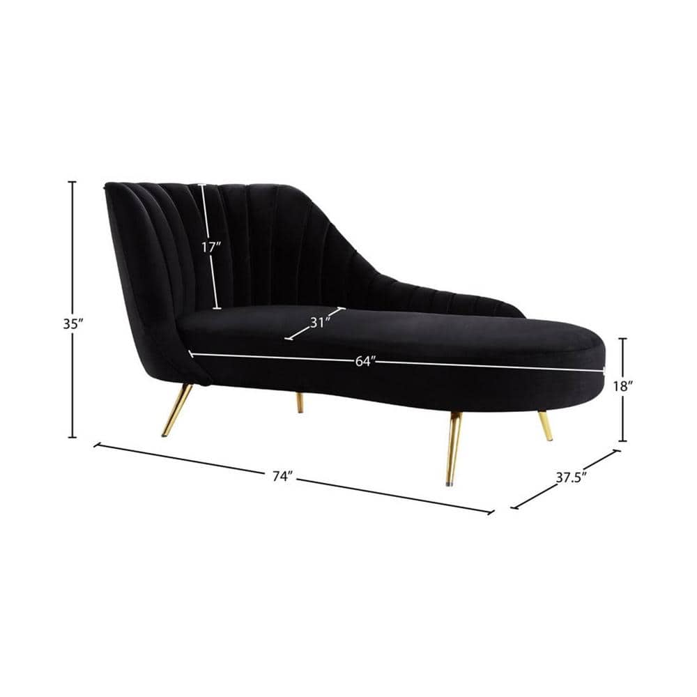 Modern Curved Chaise Lounge Chair – Sculptural Upholstered Accent Seating-Shivora Crafts