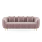 Quilted Channel Back 3 Seater Sofa